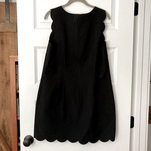 J. Crew Scalloped Sleeveless Cocktail Dress